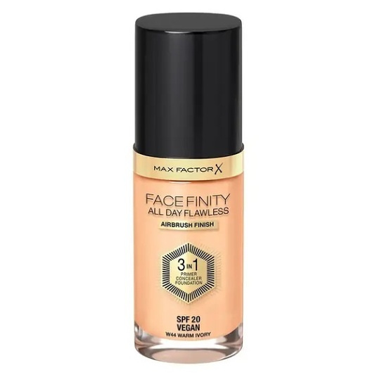 Max Factor Facefinity All Day Flawless dlouhotrvající make-up SPF 20 odstín 44 Warm Ivory 30 ml