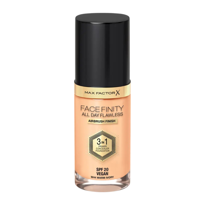 Max Factor Facefinity All Day Flawless dlouhotrvající make-up SPF 20 odstín 44 Warm Ivory 30 ml
