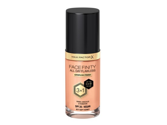 Max Factor Facefinity All Day Flawless dlouhotrvající make-up SPF 20 odstín 77 Soft Honey 30 ml