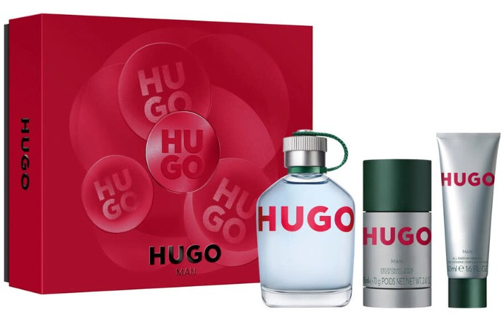Hugo Boss Hugo Man - EDT 125 ml + tuhý deodorant 75 ml + sprchový gel 50 ml