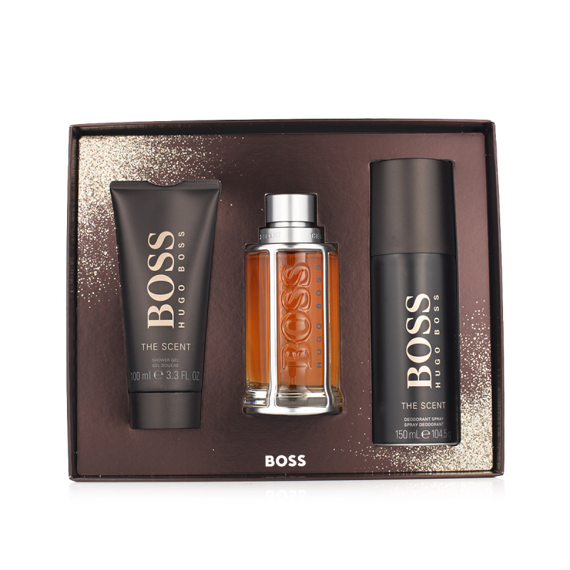 Hugo Boss Boss The Scent For Him EDT 100 ml + DEO ve spreji 150 ml + SG 100 ml M 00 ml M