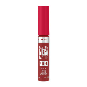Rimmel Lasting Mega Matte lehká tekutá matná rtěnka 16h odstín Fire Starter 7,4 ml