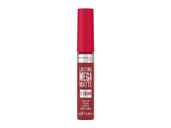 Rimmel Lasting Mega Matte lehká tekutá matná rtěnka 16h odstín Fire Starter 7,4 ml