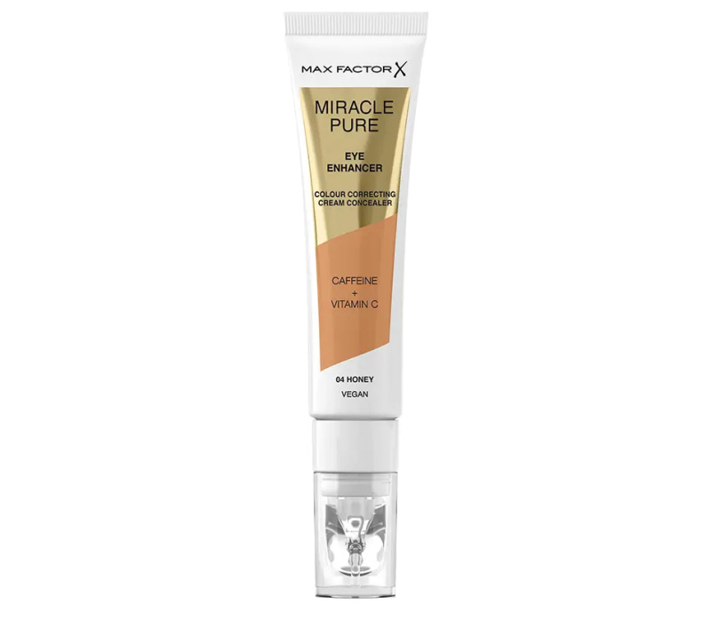 Max Factor Miracle Pure krémový korektor proti otokům a tmavým kruhům odstín 04 Honey 10 ml