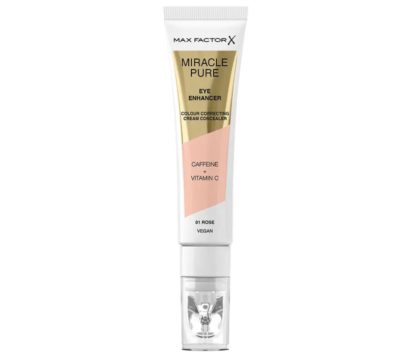 Max Factor Miracle Pure krémový korektor proti otokům a tmavým kruhům odstín 01 Rose 10 ml