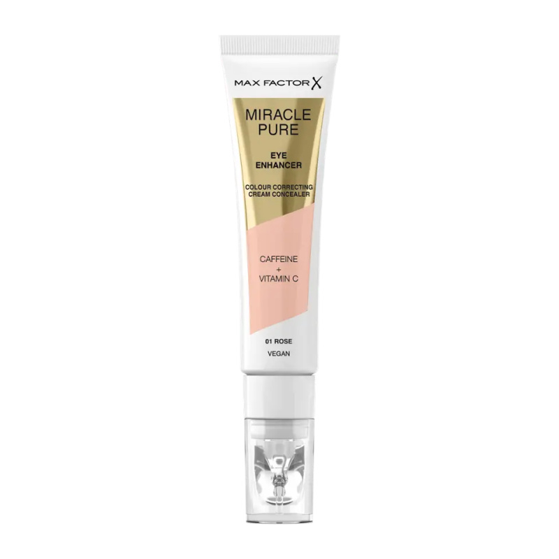 Max Factor Miracle Pure krémový korektor proti otokům a tmavým kruhům odstín 01 Rose 10 ml