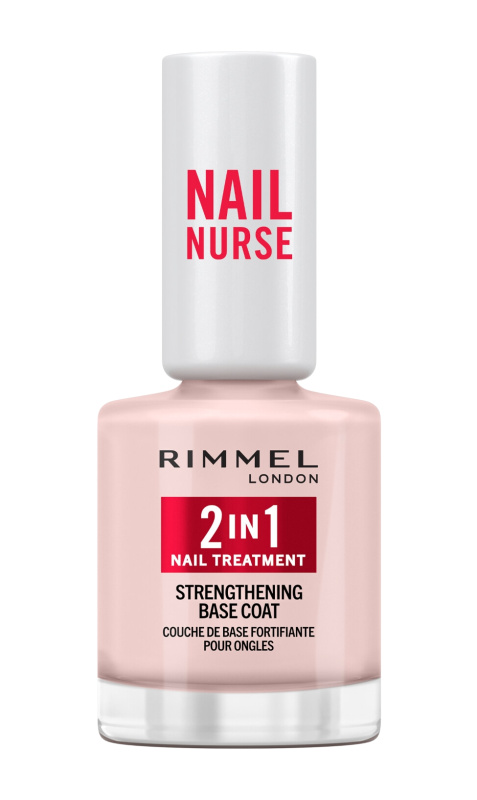 Rimmel Nail Nurse 2-in-1 podkladový lak na nehty se zpevňujícím účinkem 12 ml