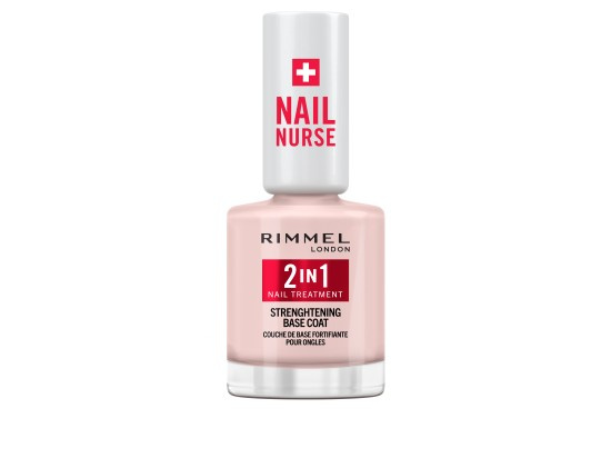Rimmel Nail Nurse 2-in-1 podkladový lak na nehty se zpevňujícím účinkem 12 ml