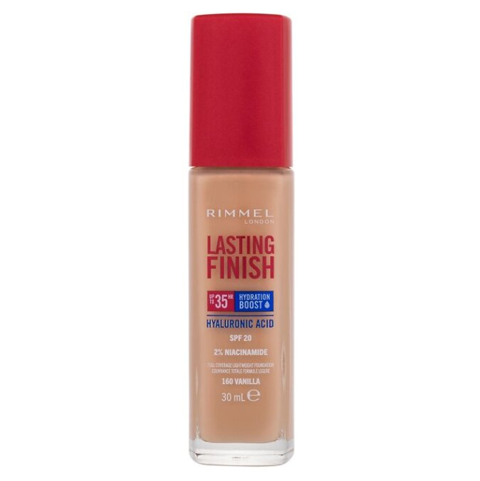 Rimmel Lasting Finish 35H Hydration Boost hydratační make-up SPF 20 odstín 160 Vanilla 30 ml