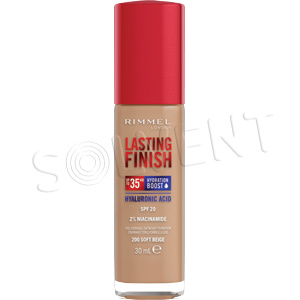 Rimmel Lasting Finish 35H Hydration Boost hydratační make-up SPF 20 odstín 200 Soft Beige 30 ml