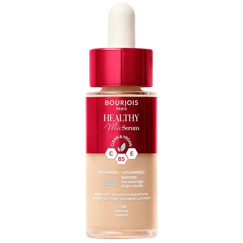 Bourjois Healthy Mix lehký make-up pro přirozený vzhled odstín 52W Vanilla 30 ml