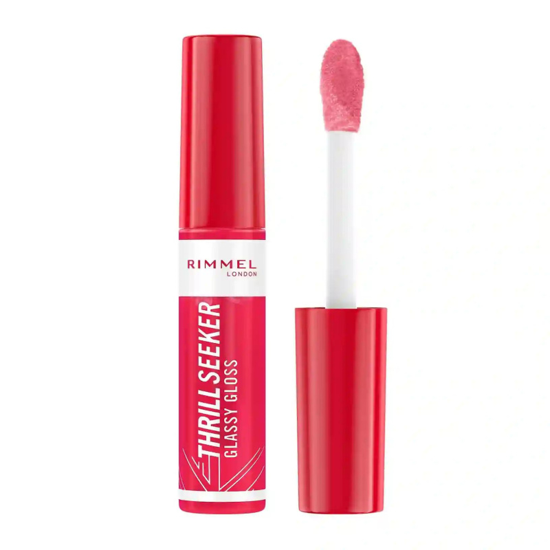 Rimmel Thrill Seeker Glassy Gloss lesk na rty pro větší objem odstín 600 Berry Glace 10 ml