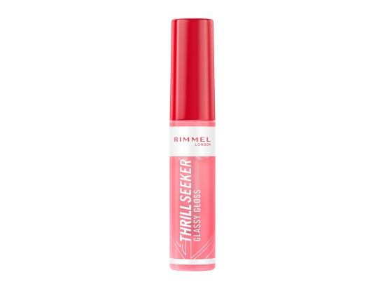 Rimmel Thrill Seeker Glassy Gloss lesk na rty pro větší objem odstín 500 Pine to the Apple 10 ml