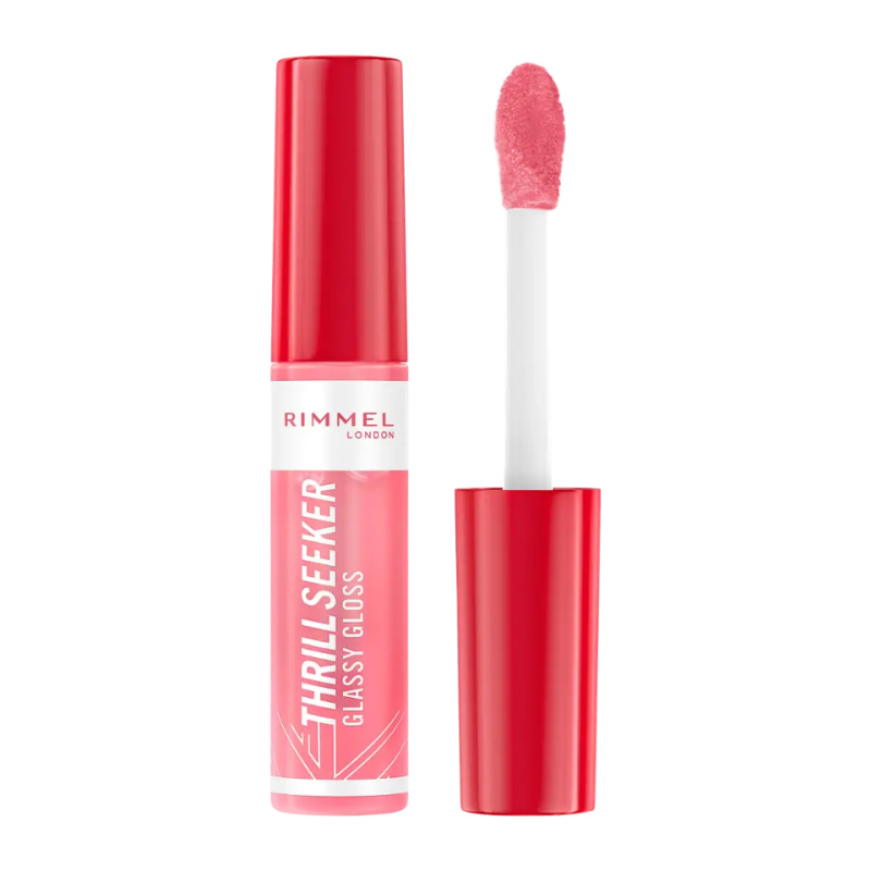 Rimmel Thrill Seeker Glassy Gloss lesk na rty pro větší objem odstín 500 Pine to the Apple 10 ml