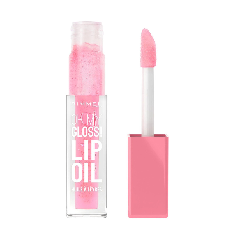 Rimmel Oh My Gloss! Lip Oil olej na rty s hydratačním účinkem odstín 001 Pink Flush 4,5 ml