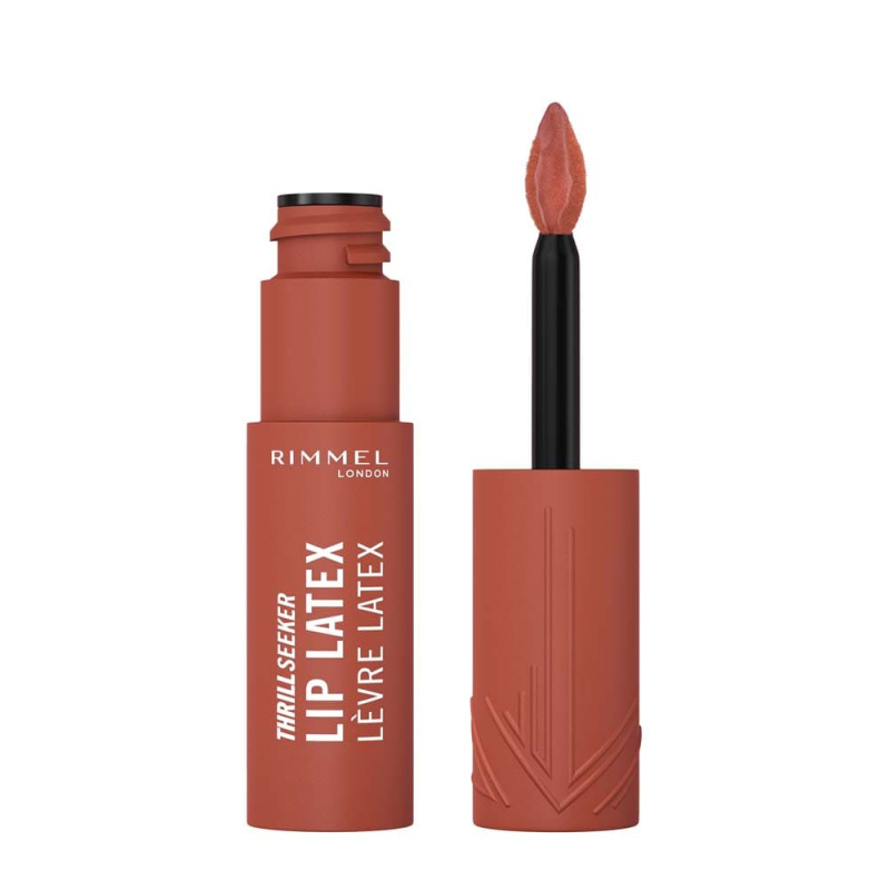 Rimmel Thrill Seeker Lip Latex tekutá rtěnka odstín 250 Honey Bun 6 ml