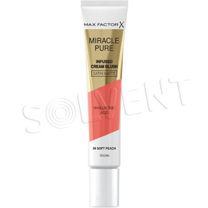 Max Factor Miracle Pure krémová tvářenka odstín 06 Soft Peach 15 ml