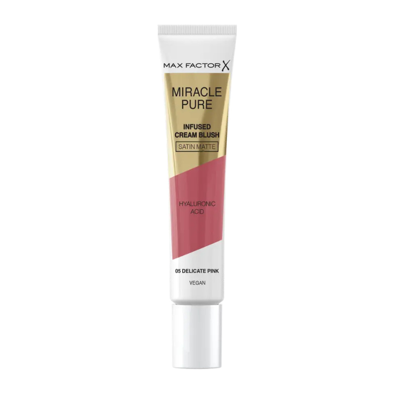 Max Factor Miracle Pure krémová tvářenka odstín 05 Delicate Pink 15 ml
