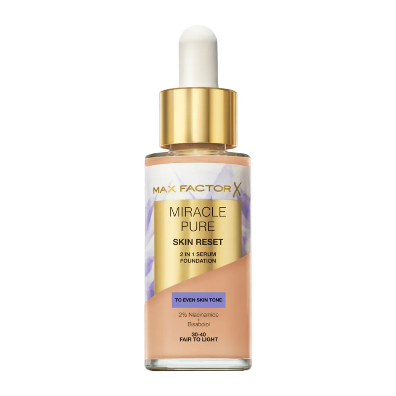 Max Factor Miracle Pure pečující make-up odstín 30-40 Fair To Light 30 ml