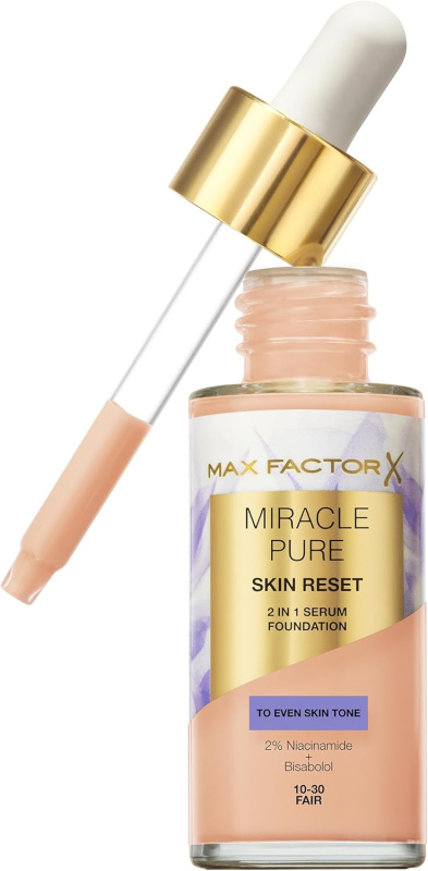 Max Factor Miracle Pure Skin Reset pečující make-up odstín 10-30 Fair 30 ml