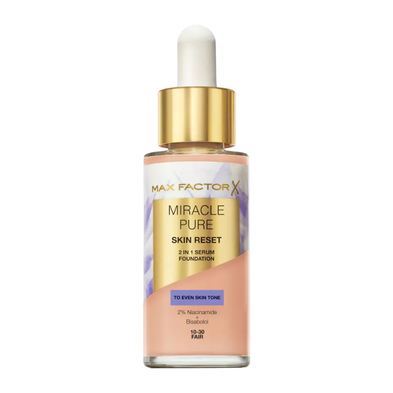 Max Factor Miracle Pure Skin Reset pečující make-up odstín 10-30 Fair 30 ml