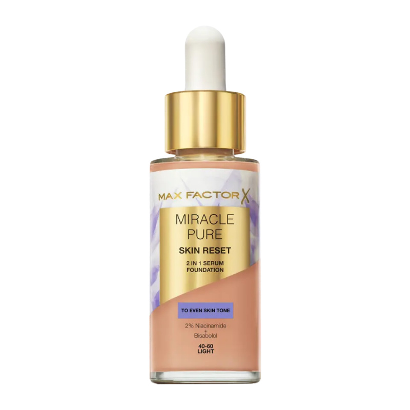 Max Factor Miracle Pure pečující make-up odstín 40-60 Light 30 ml