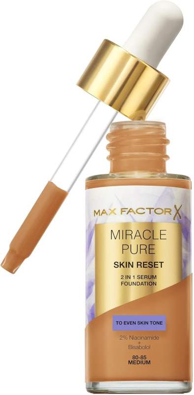 Max Factor Miracle Pure pečující make-up odstín 80-85 Medium 30 ml