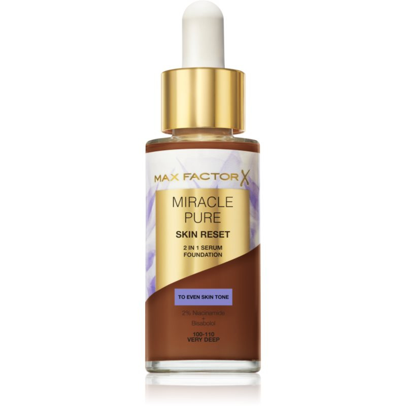 Max Factor Miracle Pure pečující make-up odstín 100-110 Very Deep 30 ml