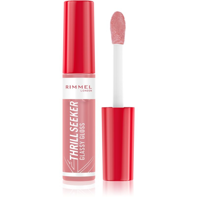 Rimmel Thrill Seeker Glassy Gloss lesk na rty pro větší objem odstín 700 Sprinkled Sugar 10 ml