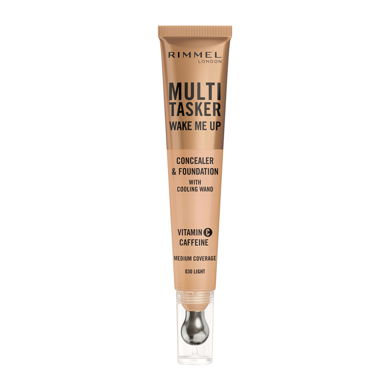 Rimmel Multi-Tasker Wake Me Up make-up a korektor pro rozjasnění pleti odstín 30 Light 20 ml