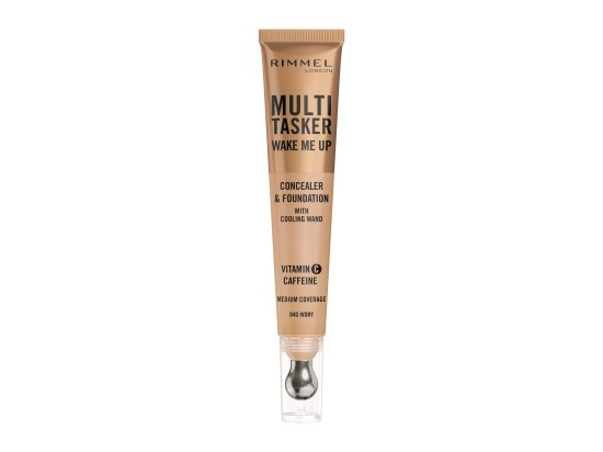 Rimmel Multi-Tasker Wake Me Up make-up a korektor pro rozjasnění pleti odstín 40 Ivory 20 ml