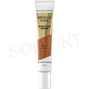 Max Factor Miracle Pure krémový bronzer pro rozjasnění pleti odstín 001 Light To Medium 15 ml