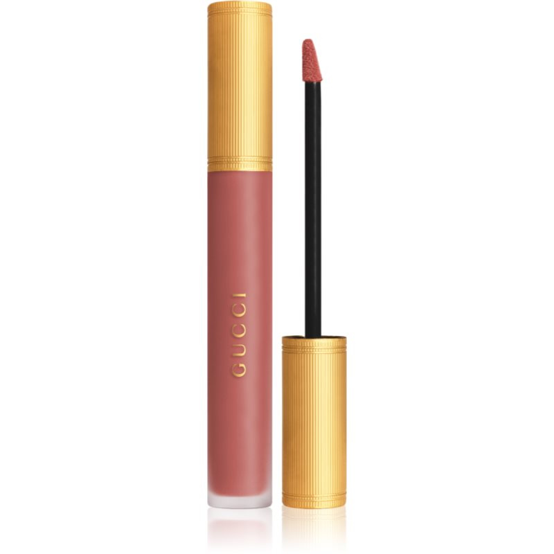 Gucci Gucci Beauty Rouge à Lèvres Matte Lipstick matná tekutá rtěnka odstín 217 Valeria Rose 6.5 ml