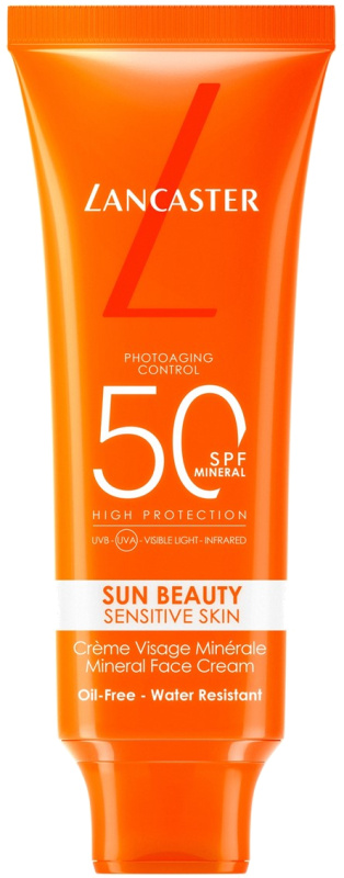 Lancaster Sun Beauty Mineral Face Cream opalovací krém na obličej SPF 50 50 ml