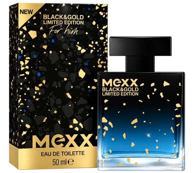 Mexx edt MEN 50ml Black & Gold