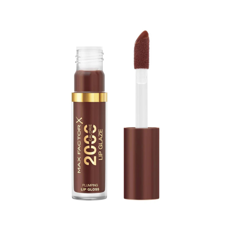 Max Factor 2000 Calorie lesk na rty pro větší objem odstín 180 Chocolate Glow 4.4 ml