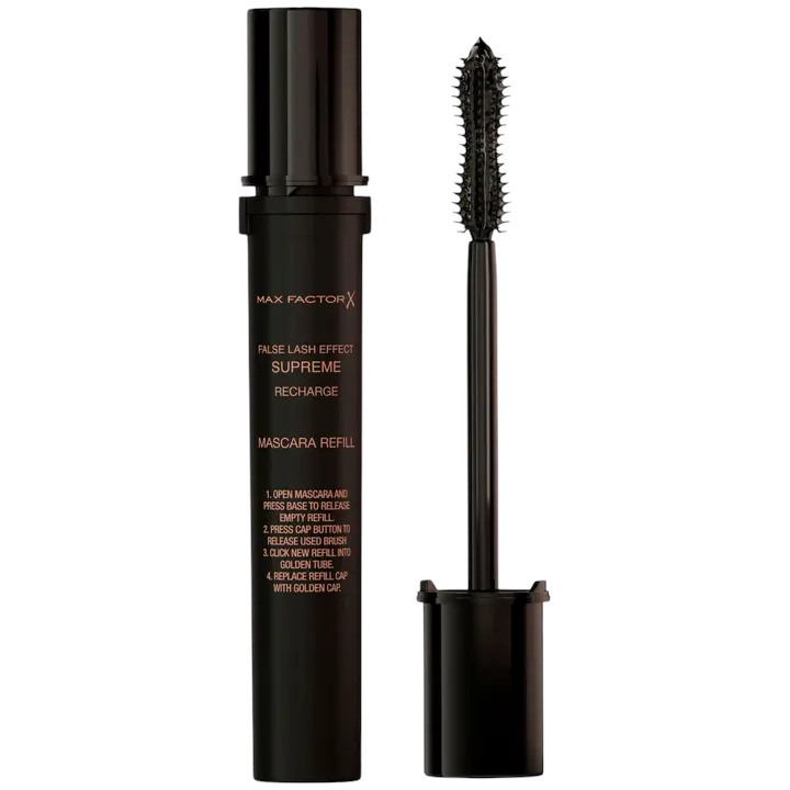 Max Factor False Lash Effect Supreme Recharge Refill řasenka pro efekt umělých řas náhradní náplň odstín Black 8 ml