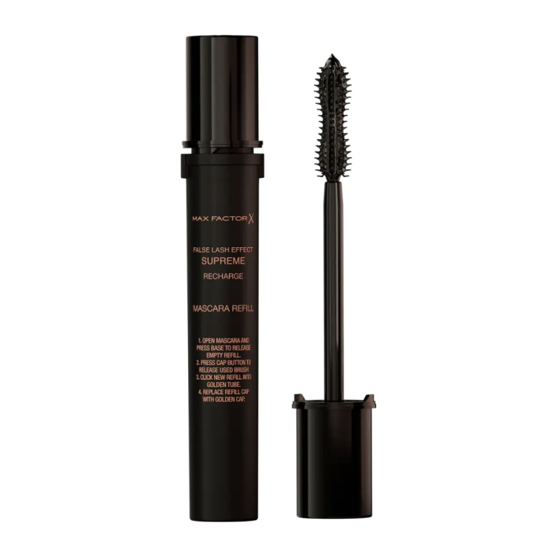 Max Factor False Lash Effect Supreme Recharge Refill řasenka pro efekt umělých řas náhradní náplň odstín Black 8 ml