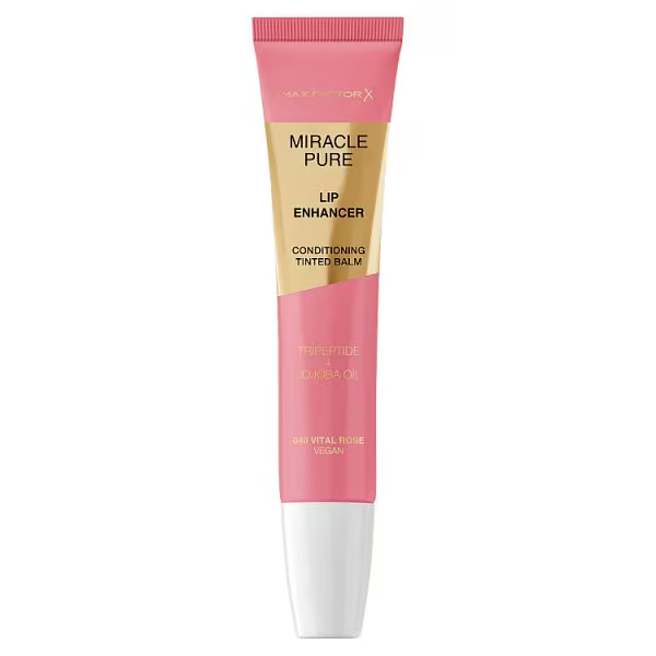 Max Factor Miracle Pure Lip Enhancer hydratační lesk na rty odstín 040 Vital Rose 12 ml