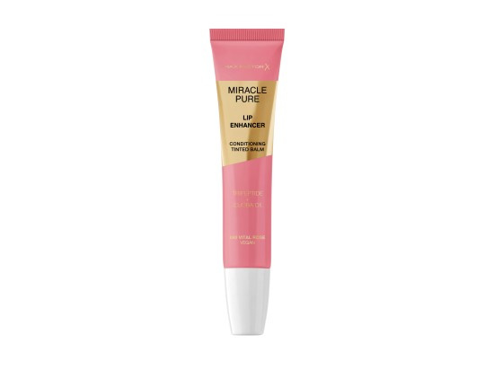 Max Factor Miracle Pure Lip Enhancer hydratační lesk na rty odstín 040 Vital Rose 12 ml