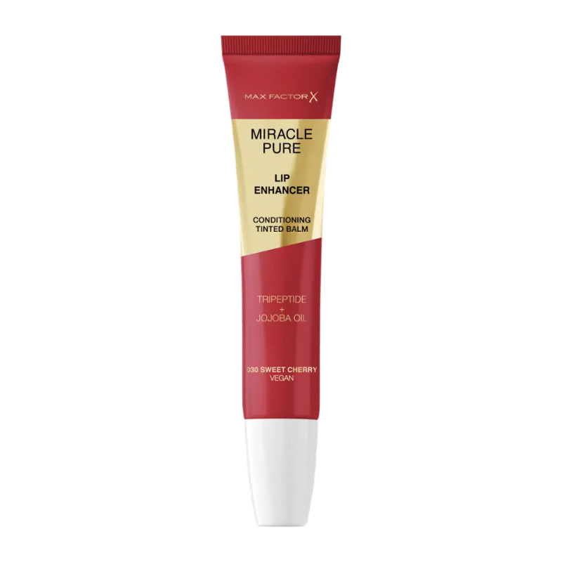 Max Factor Miracle Pure Lip Enhancer hydratační lesk na rty odstín 030 Sweet Cherry 12 ml