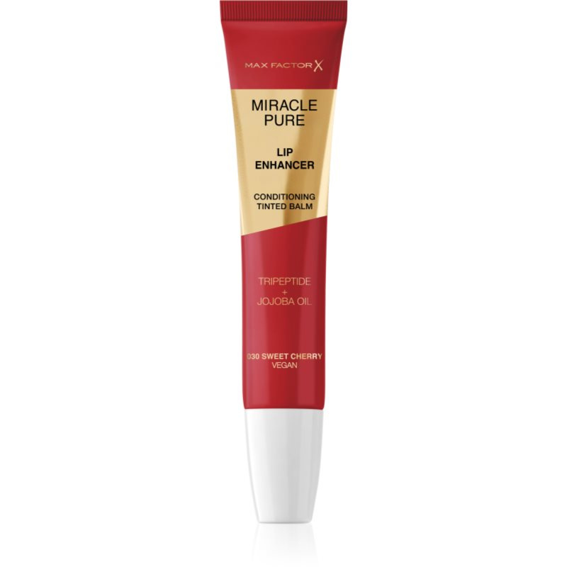 Max Factor Miracle Pure Lip Enhancer hydratační lesk na rty odstín 030 Sweet Cherry 12 ml