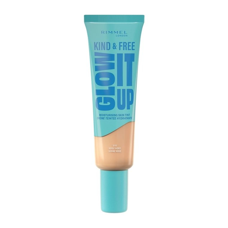 Rimmel Kind & Free Glow It Up lehký hydratační make-up odstín 010 Rose Ivory 30 ml