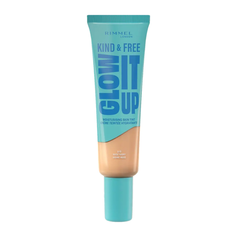 Rimmel Kind & Free Glow It Up lehký hydratační make-up odstín 010 Rose Ivory 30 ml