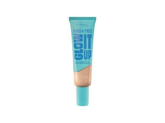 Rimmel Kind & Free Glow It Up lehký hydratační make-up odstín 001 Fair Porcelain 30 ml