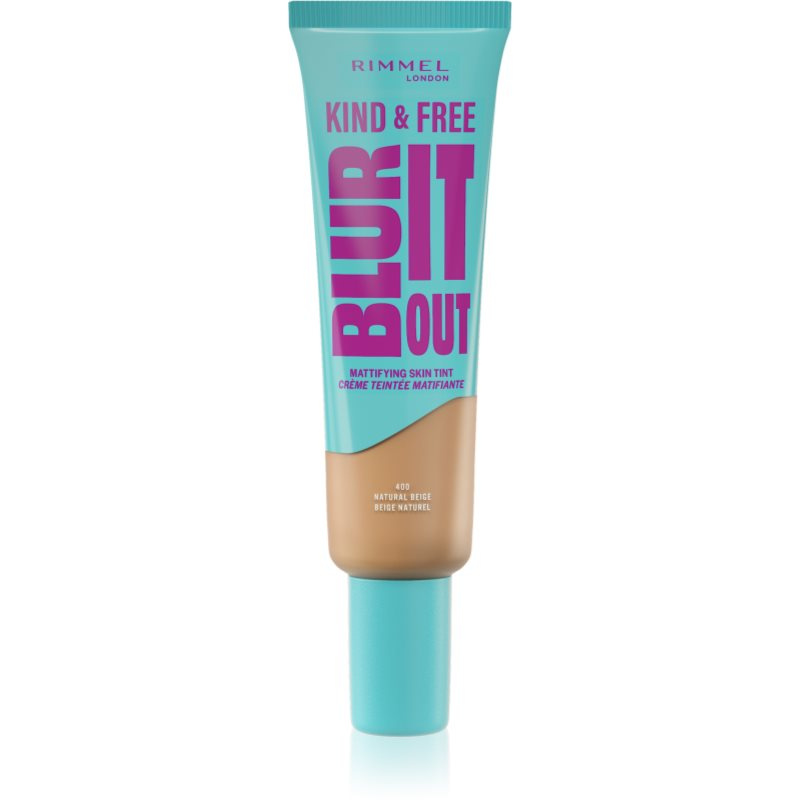 Rimmel Kind & Free Blur It Out lehký hydratační make-up odstín 400 Natural Beige 30 ml