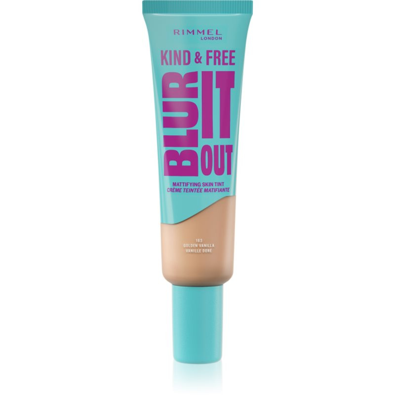 Rimmel Kind & Free Blur It Out lehký hydratační make-up SPF 20 odstín 163 Golden Vanilla 30 ml