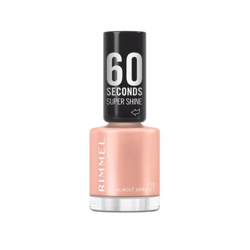 Rimmel 60 Seconds Super Shine lak na nehty odstín 112 Almost Apricot 8 ml