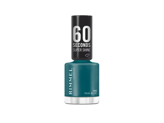 Rimmel 60 Seconds Super Shine lak na nehty odstín 104 True Blue 8 ml