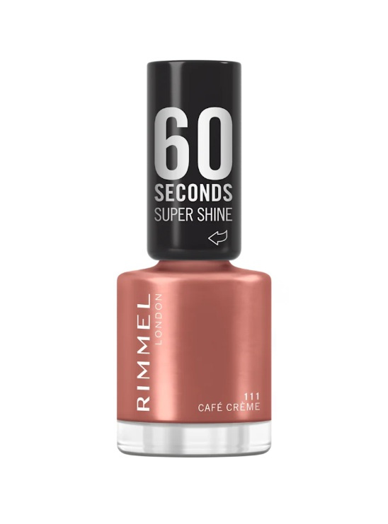 Rimmel 60 Seconds Super Shine lak na nehty odstín 111 Café Creme 8 ml